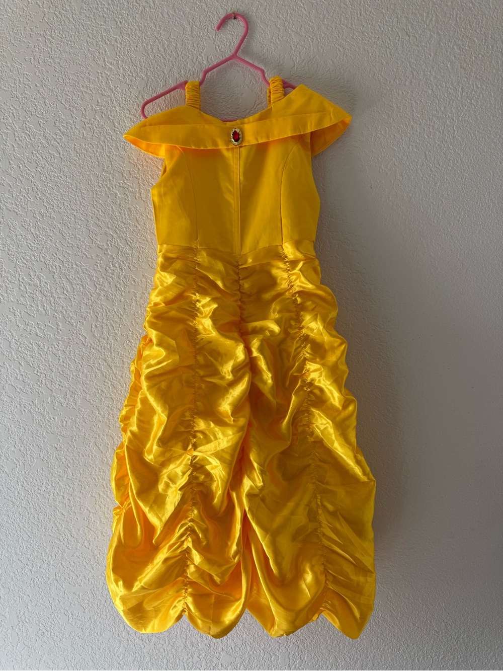 Yellow Ruffled Belle Princess Dress